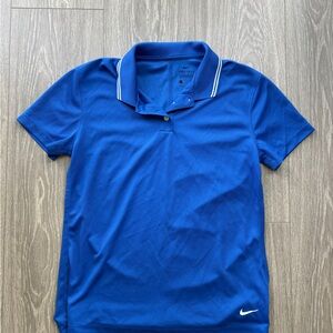 Nike Women’s Vibrant Blue Polo Golf Shirt